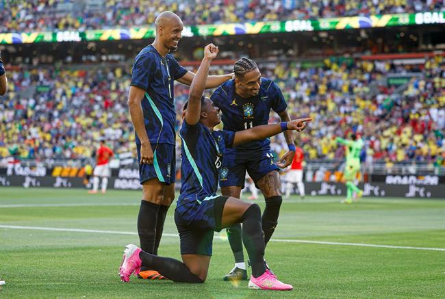 Endrick giúp Selecao đánh bại Ai Cập
